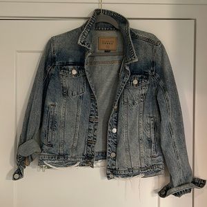 Blank NYC Denim Jacket with Neon Zippers